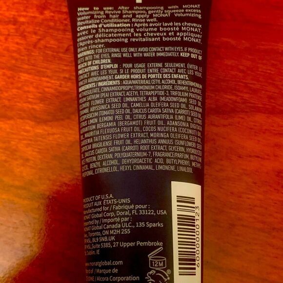 Monat volumizing revitalize conditioner - Picture 4 of 6